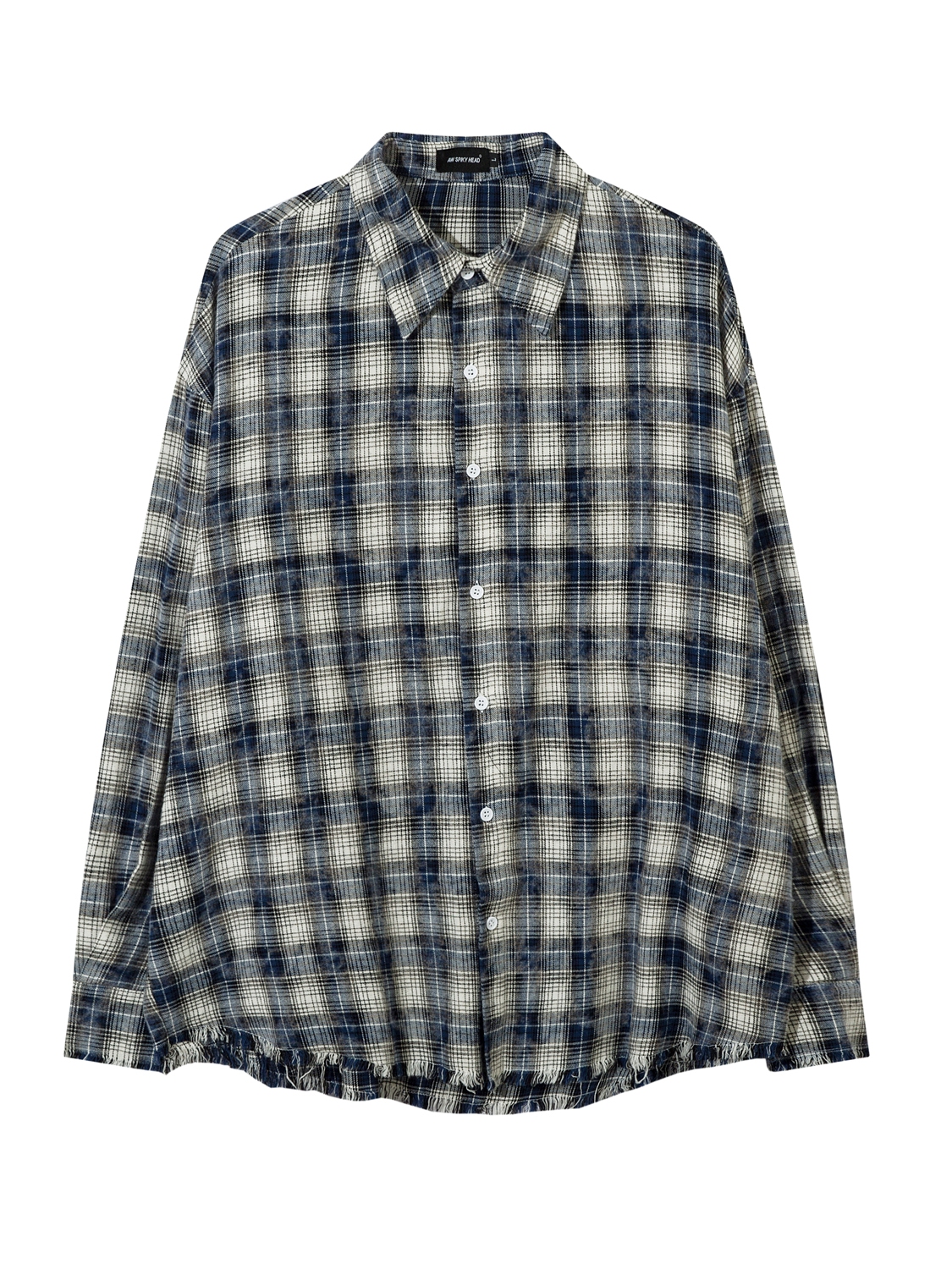 Classic Frayed Plaid Shirt